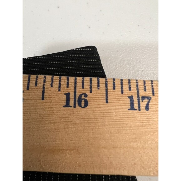 Ann Taylor Women's Margo Dress Pants Black White Pinstripe Virgin Wool Size 10 - Picture 8 of 12